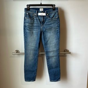 NWT J.Crew 9” Toothpick Jean - Sz 27P